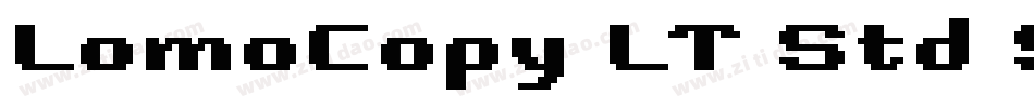 LomoCopy LT Std Sall字体转换